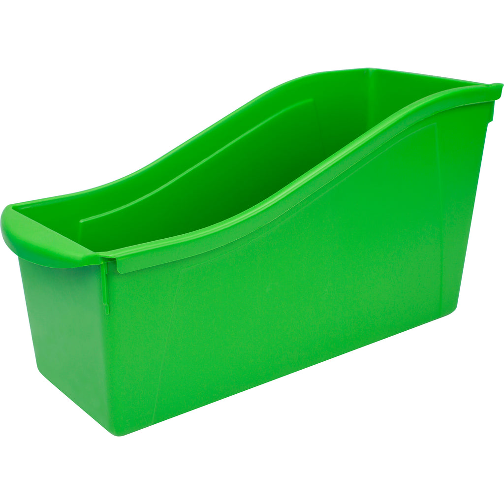 (6 Ea) Large Book Bin Green