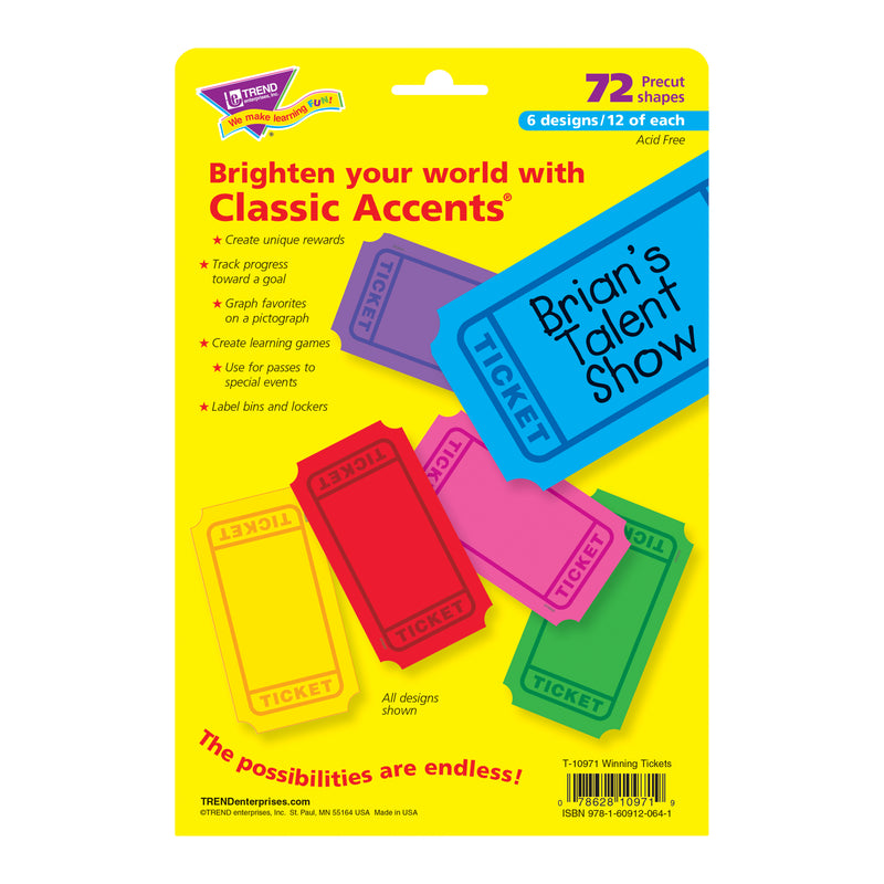 Winning Tickets Accents Standard Size Variety Pack