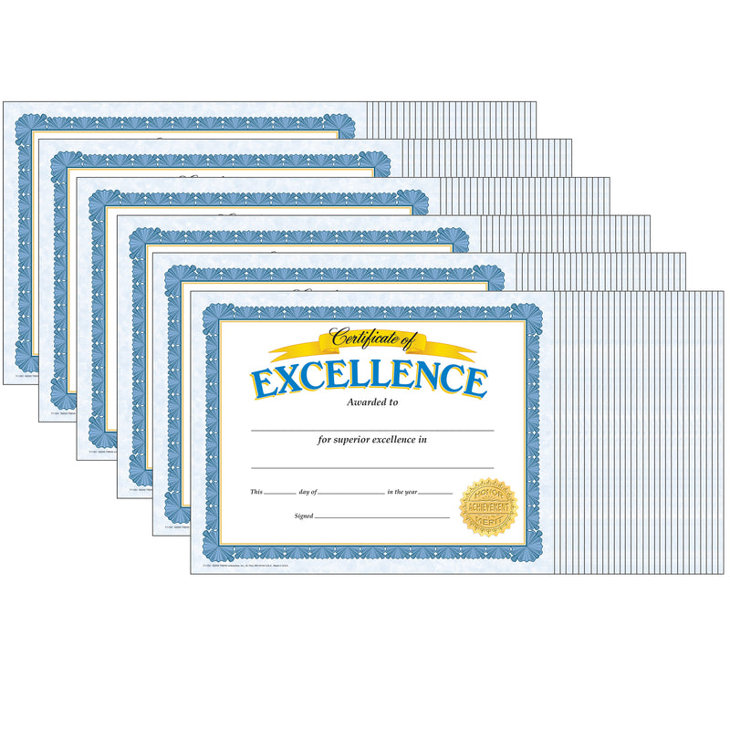 (6 Pk) Certificate Of Excellence 30 Per Pk