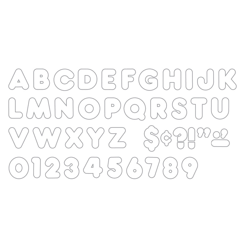 Ready Letters 4 Inch Casual White
