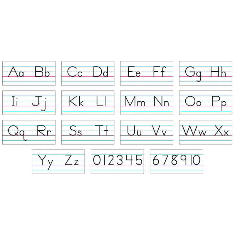 Bb Set Manuscript Zaner-bloser 18