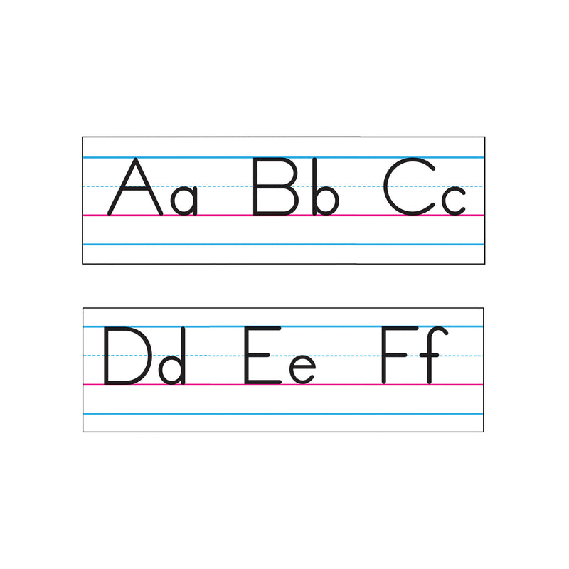 Bb Set Manuscript Zaner-bloser 18