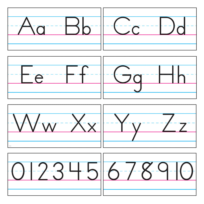 Bb Set Manuscript Zaner-bloser 18