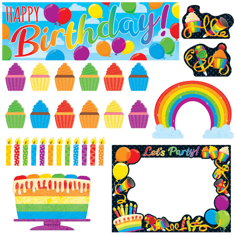 Rainbow Birthday Learning Set