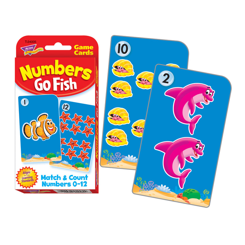 Challenge Cards Numbers Go Fish
