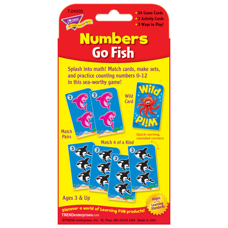 Challenge Cards Numbers Go Fish