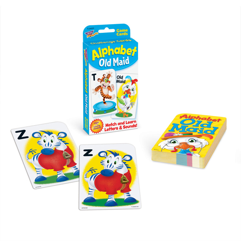 Alphabet Old Maid Challenge Cards