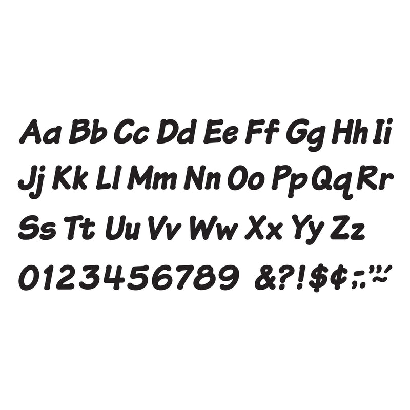 Ready Letters 4 Inch Italic Black