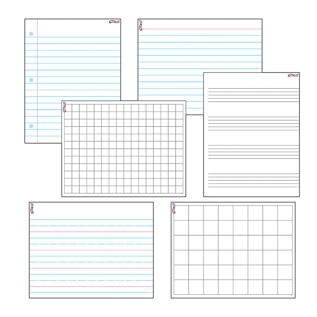 Wipe Off Papers & Grids Combo Pack