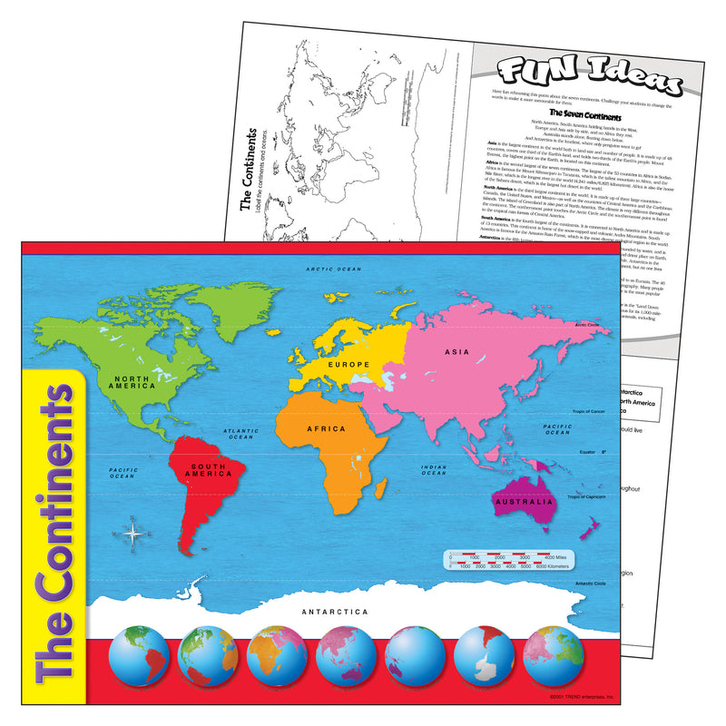 Chart The Continents
