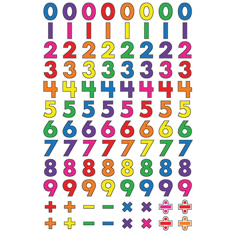 Sticker Number Supershapes