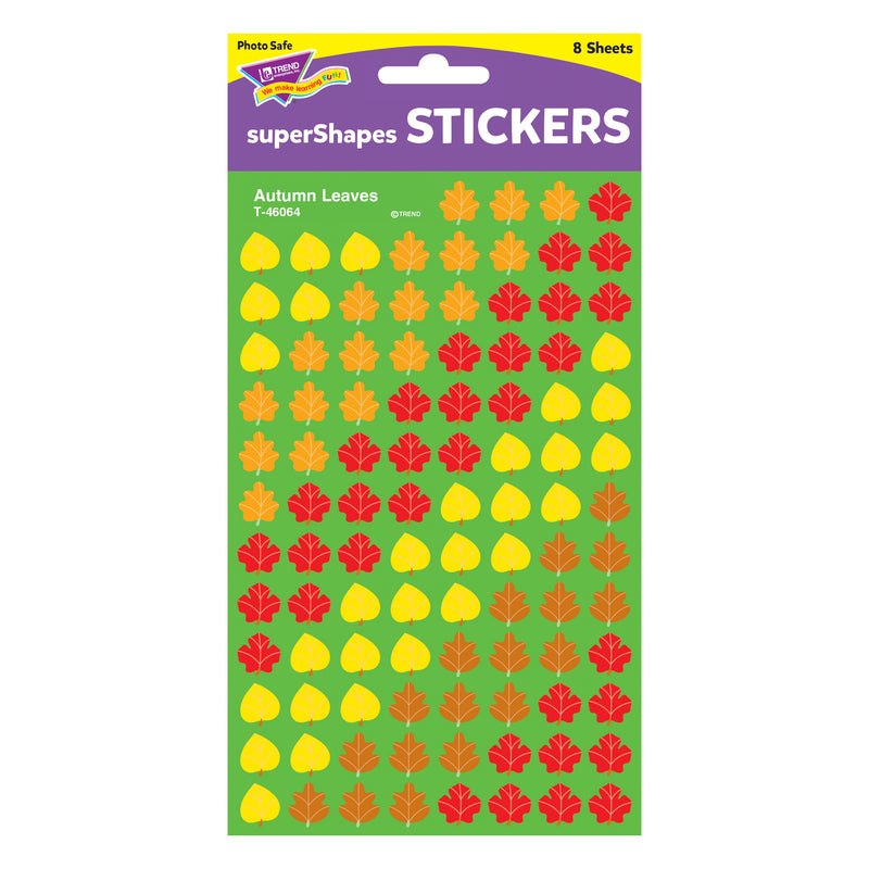Supershapes Stickers Autumn 800-pk Leaves