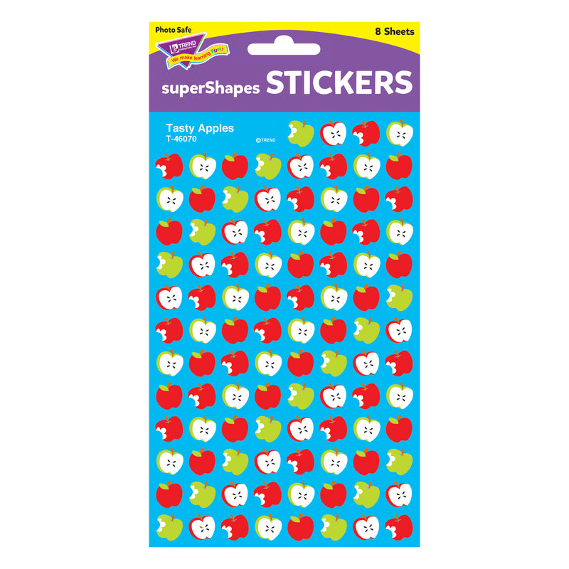 Supershapes Stickers Tasty Apples