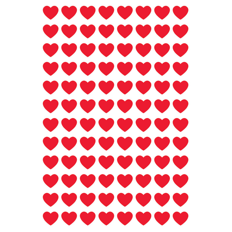 Supershapes Stickers Red Hearts