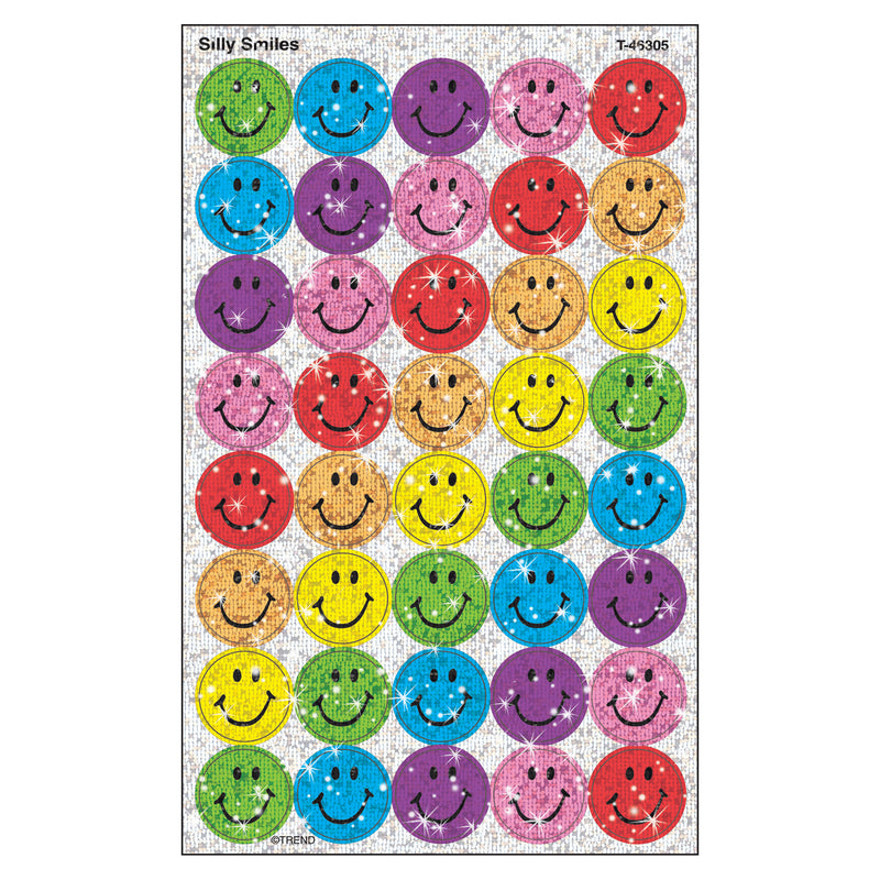 (6 Pk) Superspots Sparkle Silly 160 Per Pk Smiles Larger Size