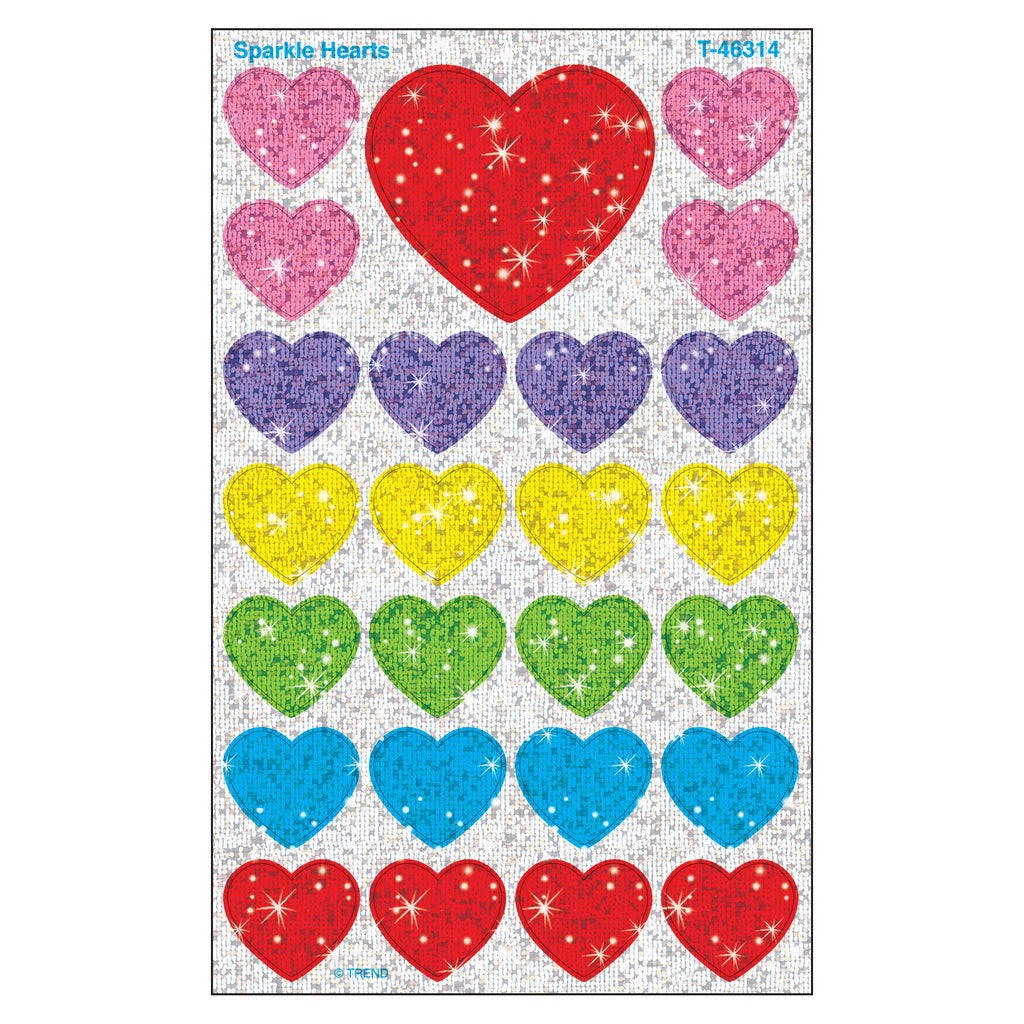 (6 Pk) Supershapes Stickers Sparkle