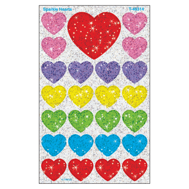 (6 Pk) Supershapes Stickers Sparkle