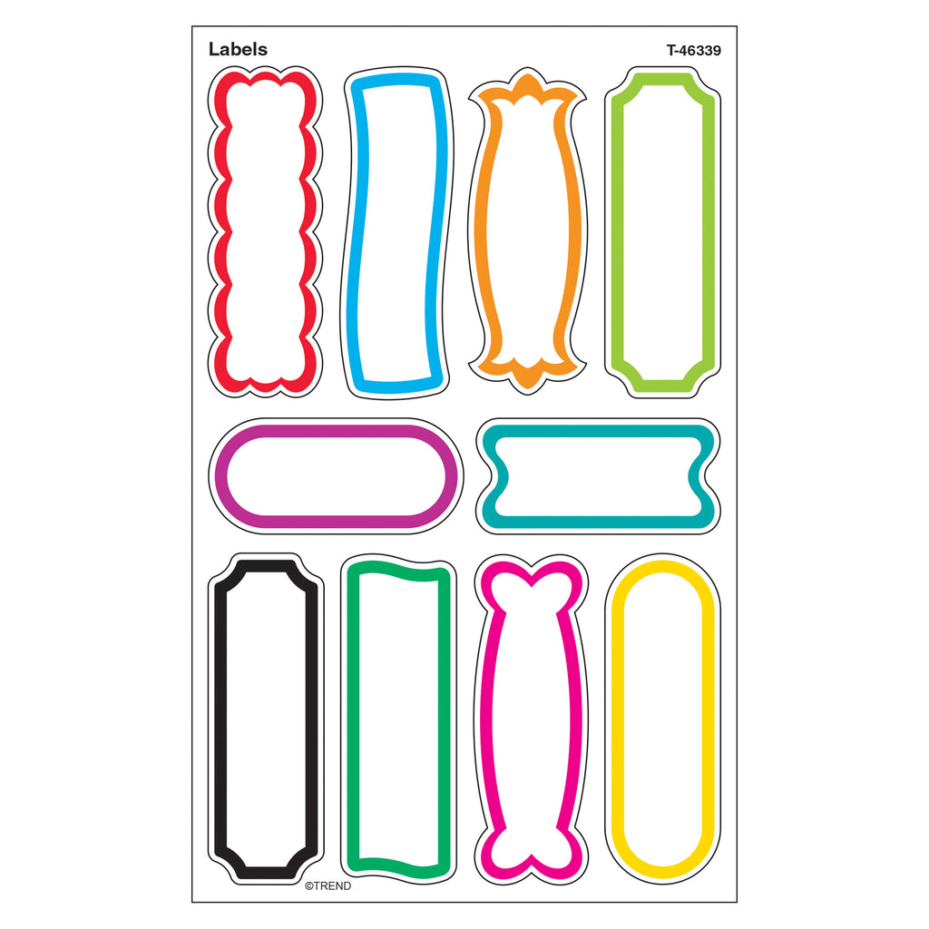 Labels Supershapes Stickers Large