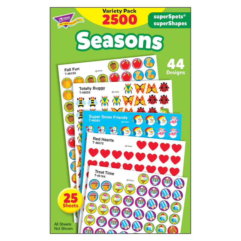 (3 Pk) Stickers Seasons Colossal Variety Pk