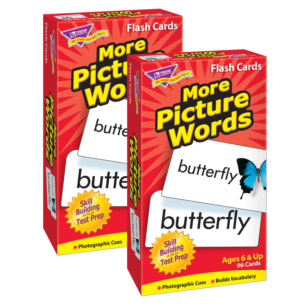 (2 Pk) Flash Cards More Pic 96-box