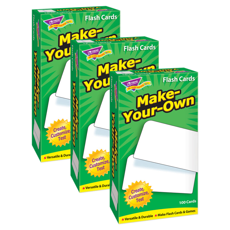 Make-Your-Own Skill Drill Flash Cards, 3 Packs