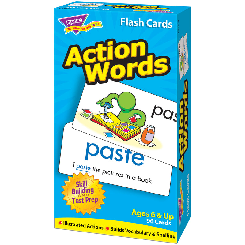 Flash Cards Action Words 96-box