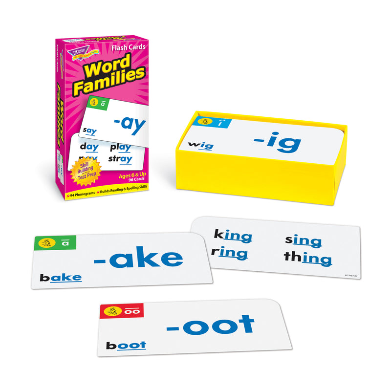 Flash Cards Word Families 96-box