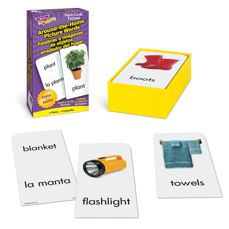 Flash Cards Around The Home 96-box