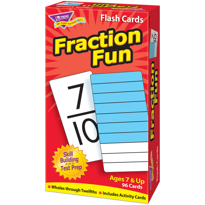 Flash Cards Fraction Fun 96-box