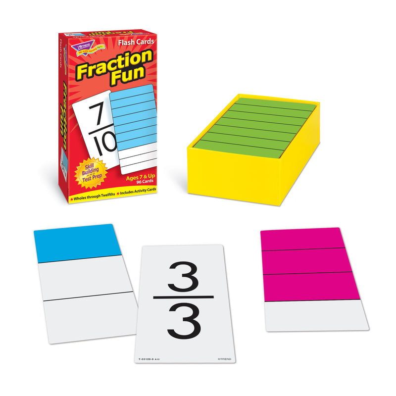 Flash Cards Fraction Fun 96-box