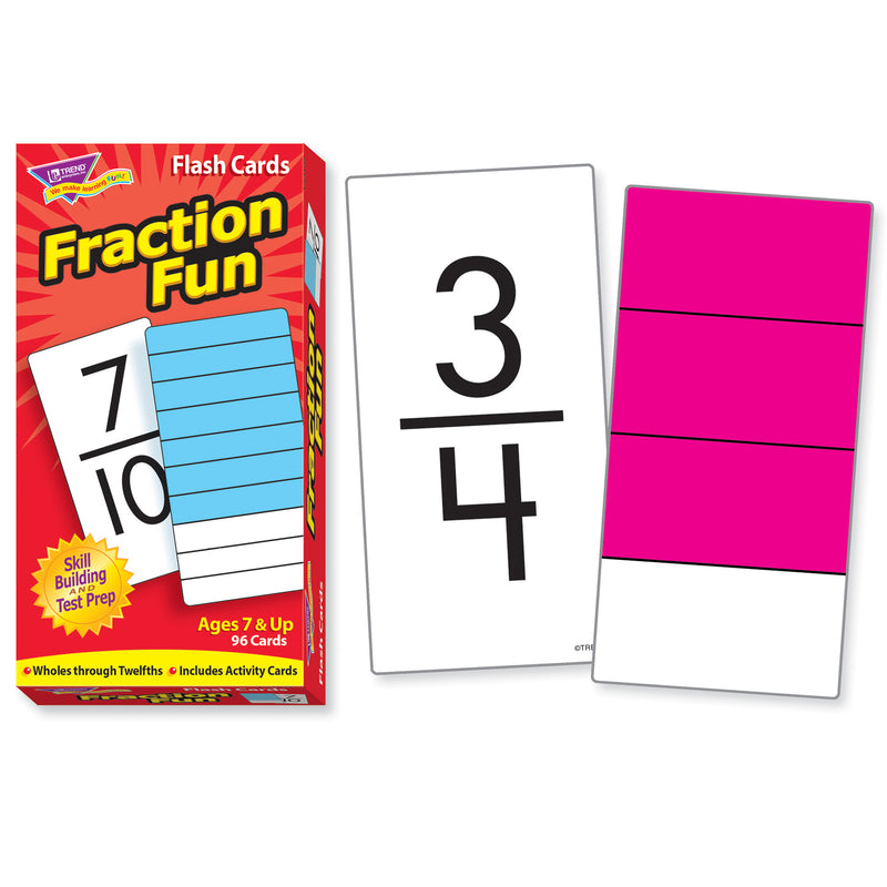 Flash Cards Fraction Fun 96-box