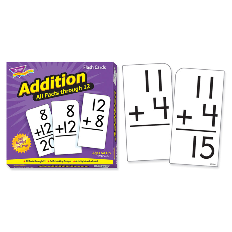 Flash Cards All Facts 169-box 0-12 Addition