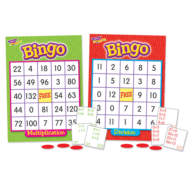 Multiplication & Division Bingo Game