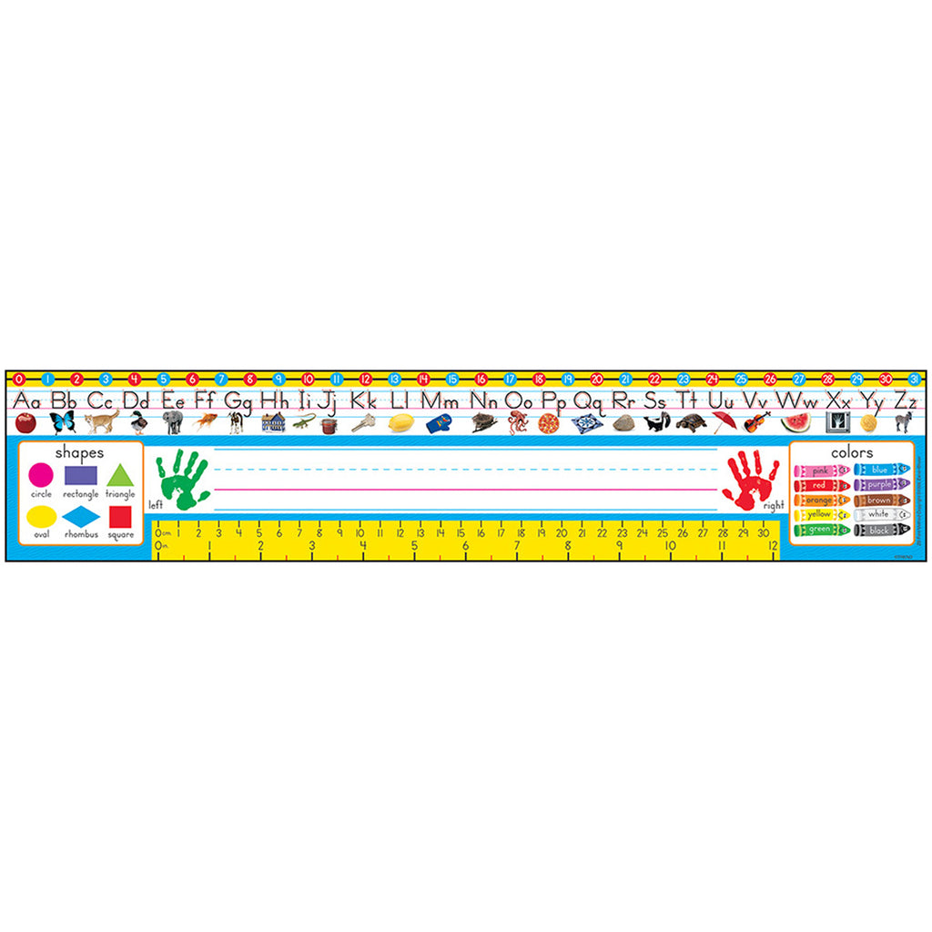 (3 Pk) Reference Size Name Plates Pk-1 Zaner-bloser Desk Toppers