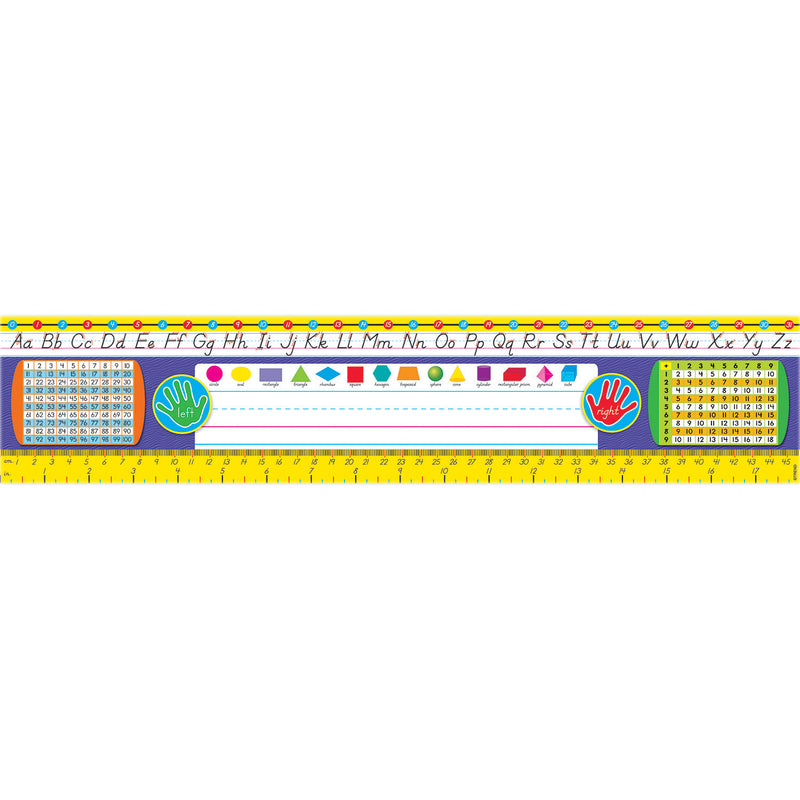 (3 Pk) Reference Size Name Plates Gr 2-3 Modern Desk Toppers