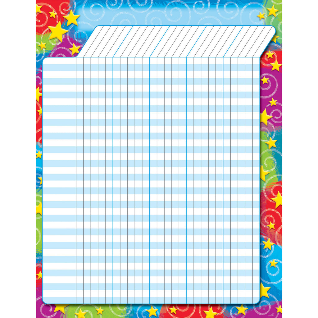 (6 Ea) Stars N Swirls Incentive Chart