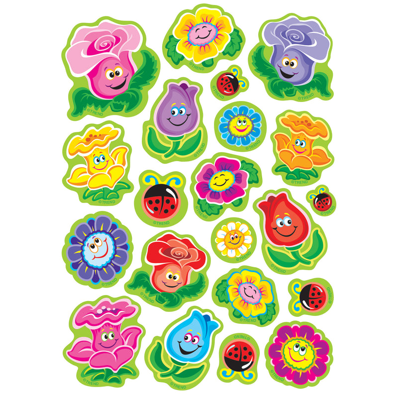 Friend Flowers-floral Shapes Stinky Stickers