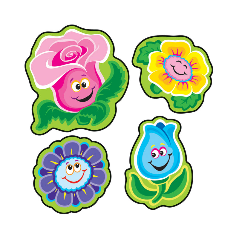 Friend Flowers-floral Shapes Stinky Stickers