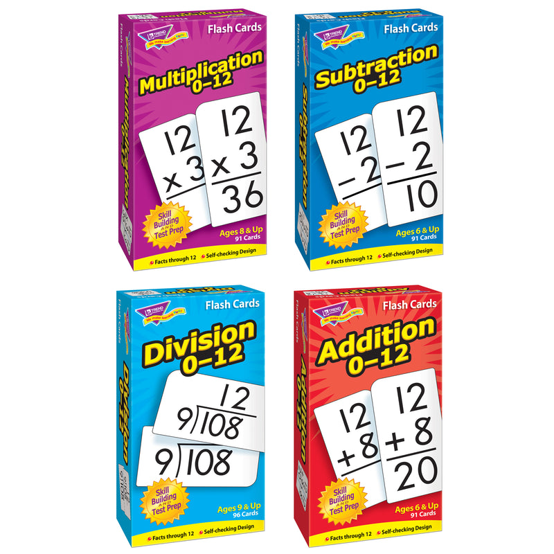 Math Operations Flash Cards Pack