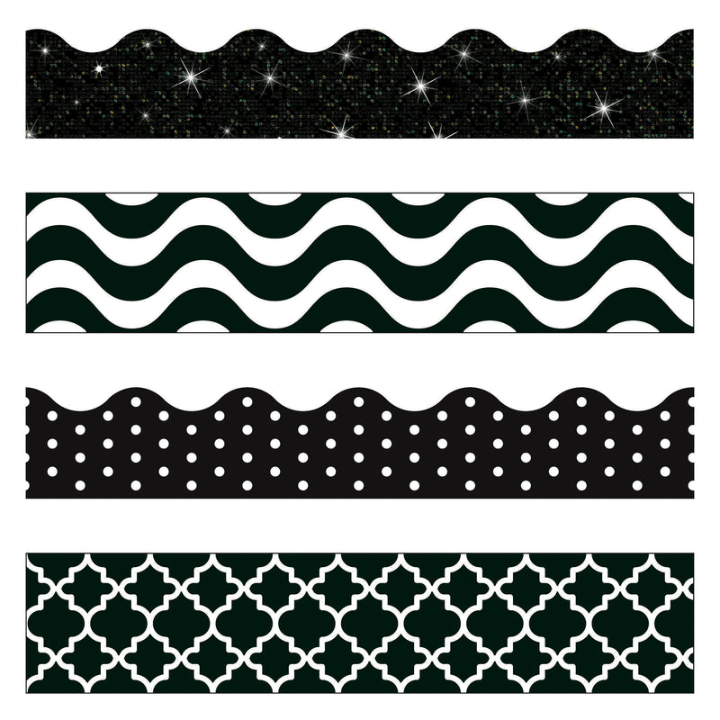 Black & White Border Variety Pack