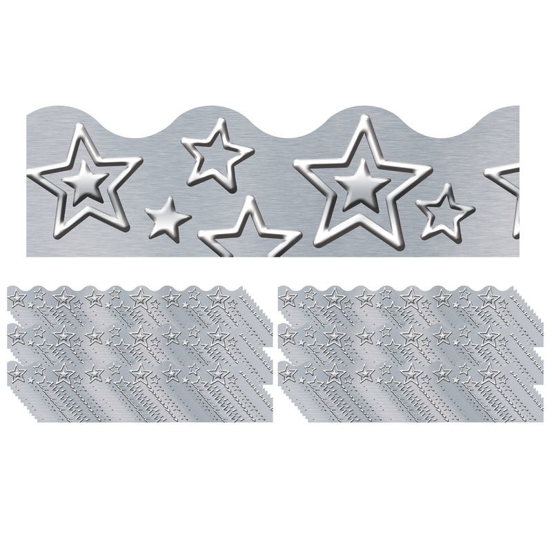 (6 Pk) Silver Stars Terrific Trimmers I Love Metal