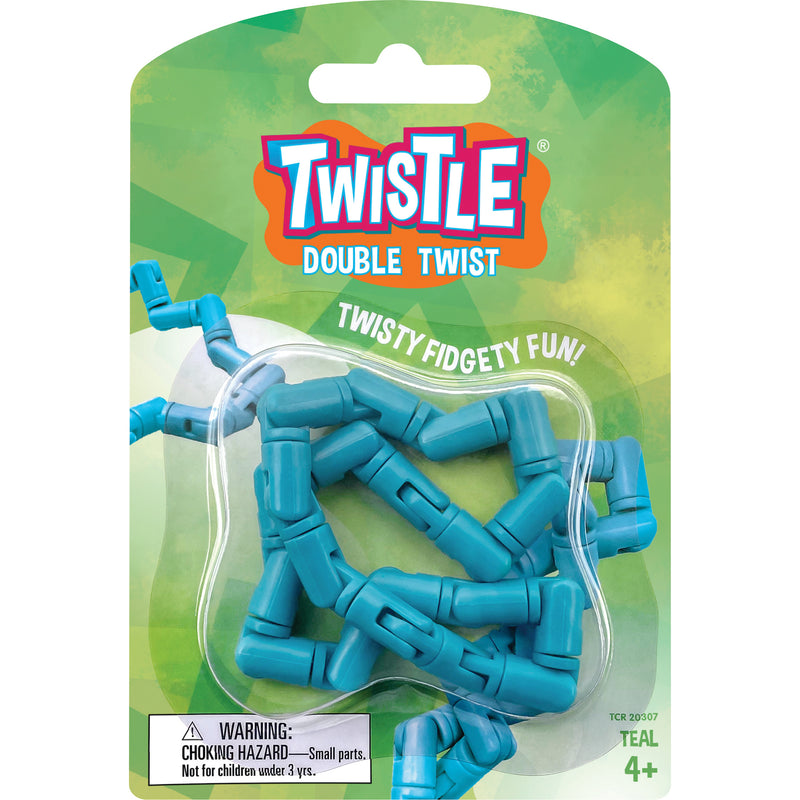 (3 Ea) Teal Twistle Double Twist