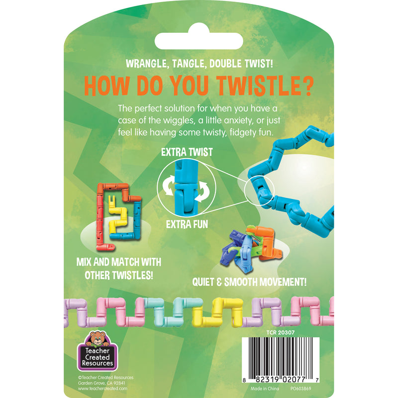 (3 Ea) Teal Twistle Double Twist