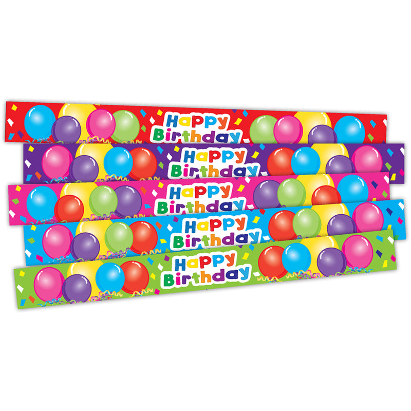 Slap Bracelets Happy Birthday Balloons
