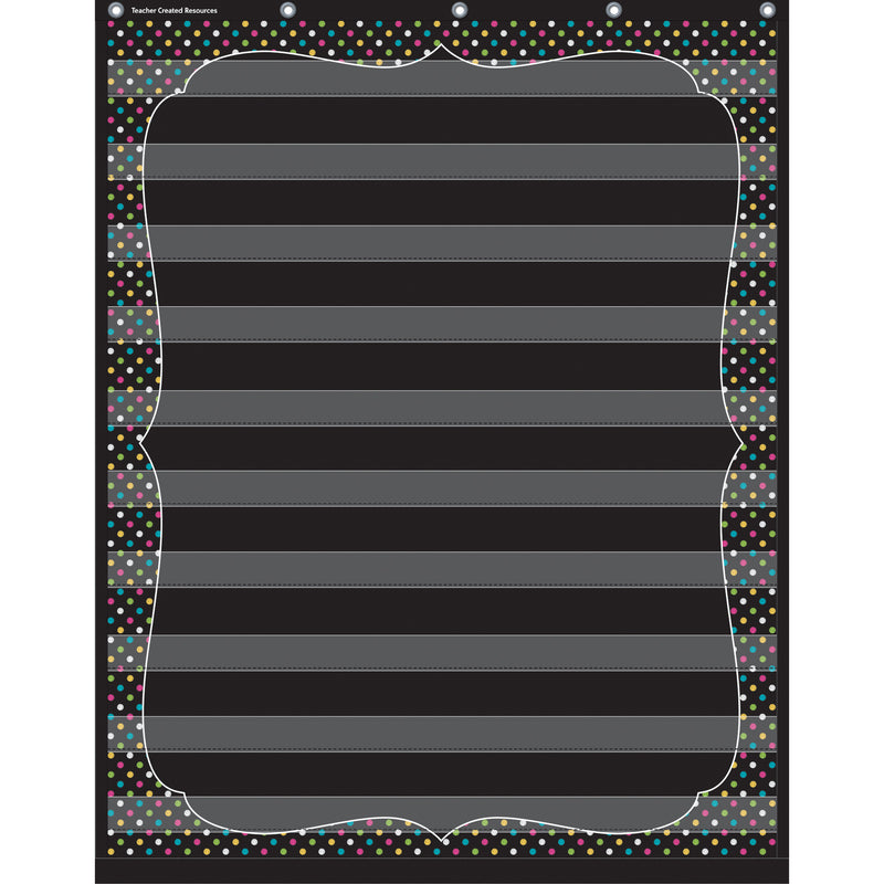 Chalkboard Brights 10 Pocket Chart