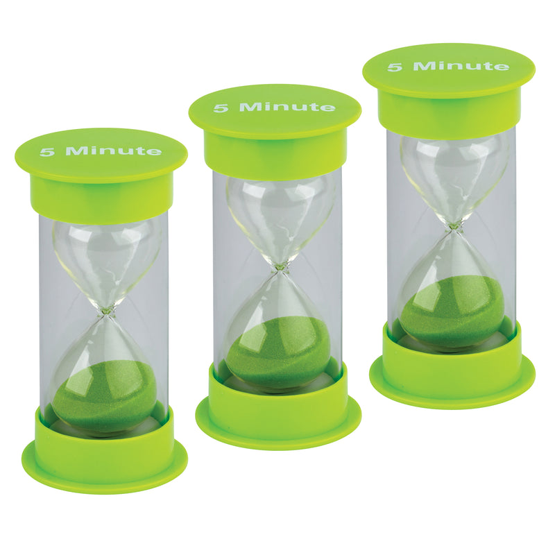 (3 Ea) 5 Minute Sand Timer Medium