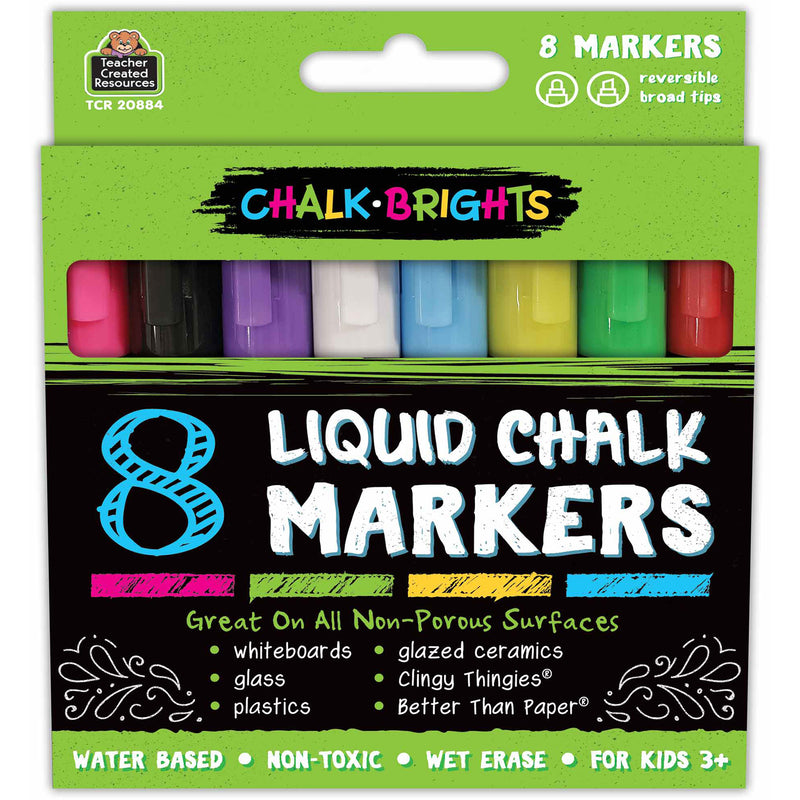 Chalk Brights Liq Chalk Markers 8pk