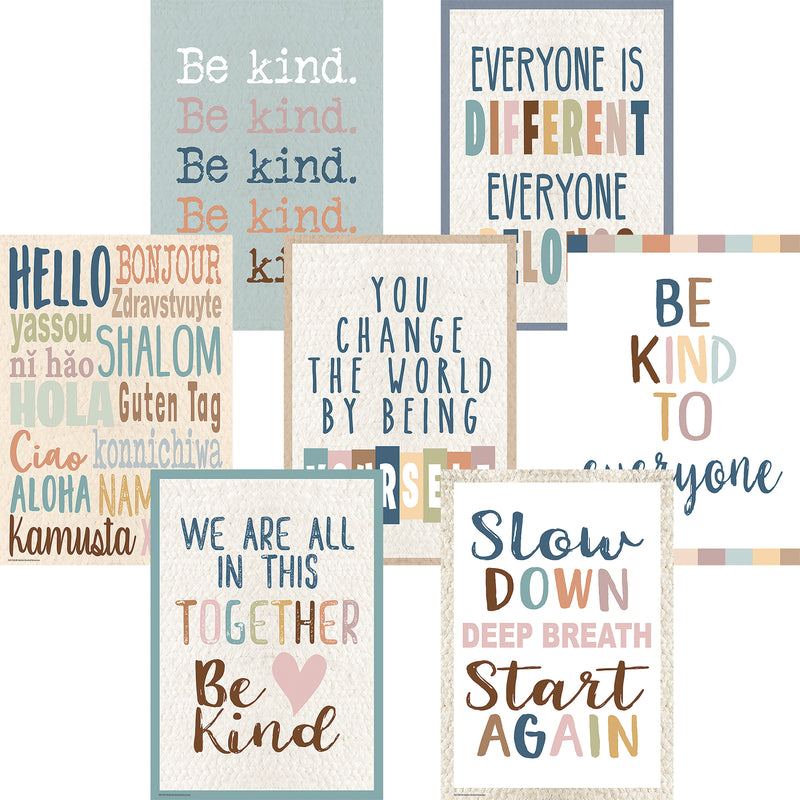 Everyone Is Welcome Posters, 13-3-8" x 19", Set of 7