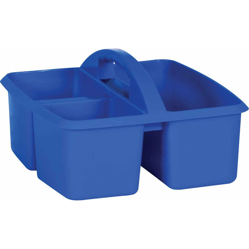 (6 Ea) Blue Plastic Storage Caddy
