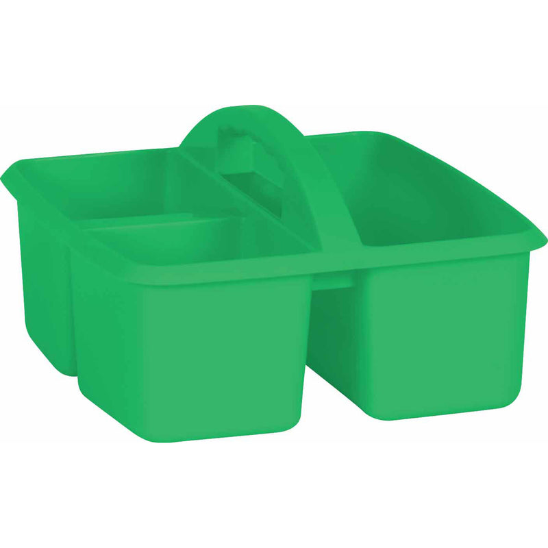 (6 Ea) Green Plastic Storage Caddy